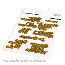 Pinkfresh-Wonderful Sentiments hot foil plates